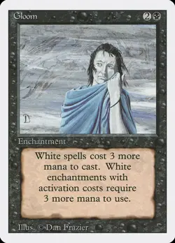 MTG Gloom ** Revised Edition ** English - Image 1