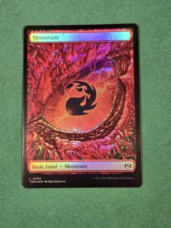 MTG: Mountain (0290) Tarkir: Dragonstorm Foil Magic The Gathering - Image 2