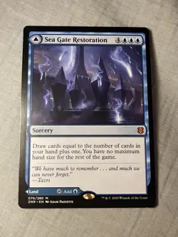 MTG Sea Gate Restoration Regular Zendikar Rising #76 Magic the Gathering NM - Image 1