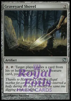 Graveyard Shovel 2x FOIL ISD MTG Innistrad Uncommon MINT artifact - Image 1