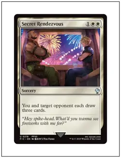 1x Secret Rendezvous 0219, Final Fantasy, Magic the Gathering, MTG NM - Image 1
