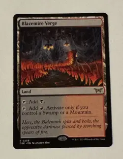 MTG Blazemire Verge - Duskmourn: House of Horror LP - Image 1