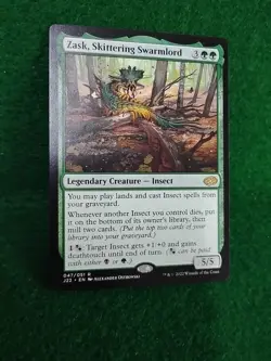 ZASK, SKITTERING SWARMLORD, English Magic the Gathering MTG Jumpstart 047/051 - Image 2