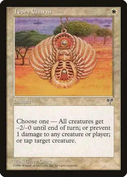 MTG Ivory Charm ** Mirage ** English - Image 1