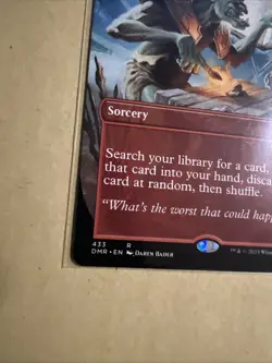 MTG Gamble DMR 433 R NM Borderless Regular - Image 3