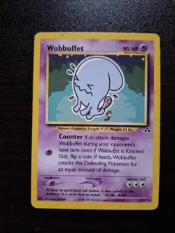 WOBBUFFET 35/75 NEO DISCOVERY RARE 1995-2001 POKEMON TCG - Image 1