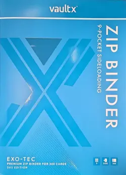 NEW SV5 Vault X Exo-Tec Zip Pokemon Binder 9-Pocket Temporal Forces Theme - Image 1