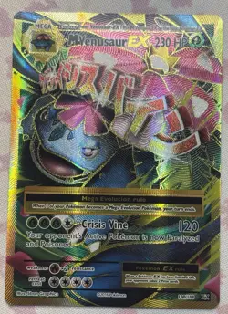 2016 Pokemon XY - M VENUSAUR EX #100/108 - Evolutions Full Art Holo - Image 3