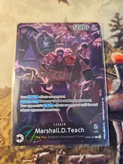 Marshall.D.Teach (English Version 2nd Anniversary Set) OP09-081 One Piece - Image 1