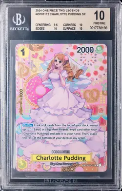 2024 ONE PIECE TWO LEGENDS SP #OP03112 CHARLOTTE PUDDING BGS 10 - Image 1