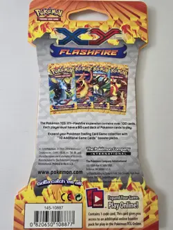 5x Pokemon XY FLASHFIRE SLEEVED PACKS - CHARIZARD ART SET FACTORY SEALED & MINT 820650108877 - Image 4