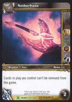 World of Warcraft TCG Netherbane - Drums of War 232/268 - Image 1