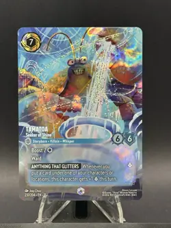 Disney Lorcana Tamatoa Seeker of Shine 237/204 ENCHANTED Foil Secret Rare NM - Image 1