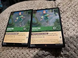 2) FOIL Disney Lorcana Inklands - Peter Pan - Lost Boy Leader - 82/204 FOIL Rare - Image 1