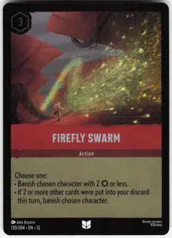 Firefly Swarm Foil 130/204 Wilds Unknown Disney Lorcana - Image 1