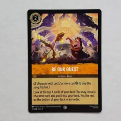 Be Our Guest 31/204 Disney Lorcana Fabled Regular Common Card NM - Image 1