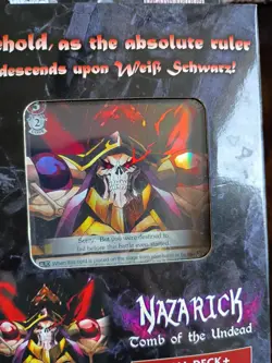 Weiss Schwarz English Nazarick Tomb of the Undead Overlord Trial Deck New Sealed - Image 3
