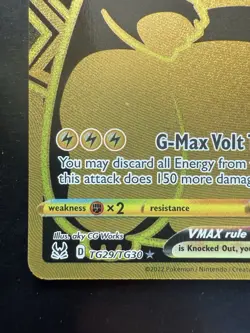 Pokemon Pikachu VMAX TG29/TG30 Lost Origin Trainer Gallery Holo (NM) - Image 4