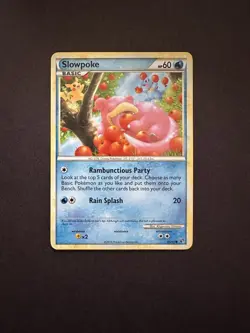 Pokemon Card Heartgold Soulsilver Undaunted: Slowpoke #66/90 - Near Mint - Image 1