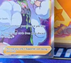 Pokemon Card TCG - Klara SWSH302 Full Art Trainer Sword & Shield Promo - Image 5