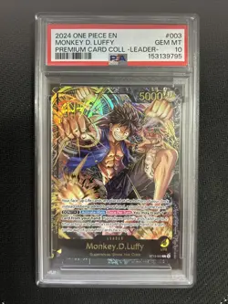 Monkey.D.Luffy (Premium Card Collection Leader Collection ST13-003 PSA 10 💎💎 - Image 1