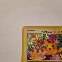 Pokemon Birthday Pikachu Promo Holo 50 HP Basic 24/Promo Card Celebrations - Image 2