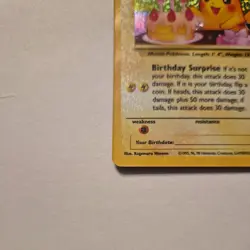 Pokemon Birthday Pikachu Promo Holo 50 HP Basic 24/Promo Card Celebrations - Image 5