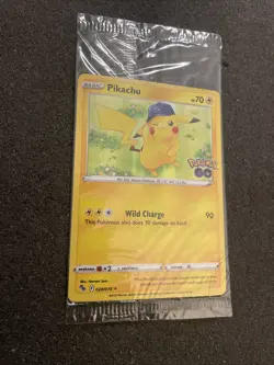 Pokemon/Pokemon GO Prerelease Pikachu Holo Foil Promo Card #028/078 Sealed - Image 2