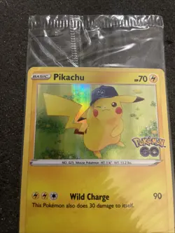 Pokemon/Pokemon GO Prerelease Pikachu Holo Foil Promo Card #028/078 Sealed - Image 4