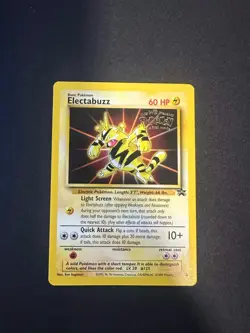 Electabuzz #2 1999 Movie Promo Black Star Promo Pokemon Card WOTC Vintage - NM - Image 1