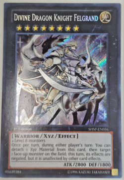 Divine Dragon Knight Felgrand SHSP-EN056 Shadow Specter 1st Ed Trading Card Game - Image 1