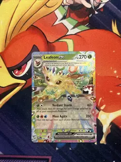 Play! Pokemon Prize Pack Series 7 Prismatic Evolutions 006 /131 Leafeon EX - Image 1