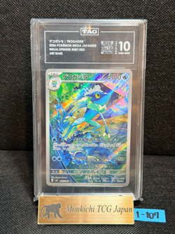 TAG GEM MINT 10 [985[ Frogadier AR 087/083 M4 Ninja Spinner Pokemon Card Japan ① - Image 1