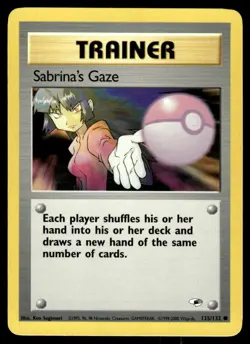 Pokemon TCG Gym Heroes #125/132 Sabrina's Gaze LP - Image 1