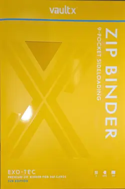 NEW SV8 Vault X Exo-Tec Zip Pokemon Binder 9-Pocket Surging Sparks Theme - Image 1