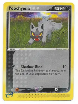 Poochyena 65/109 EX Ruby & Sapphire Pokemon Card TCG e-Series Common - LP - Image 1