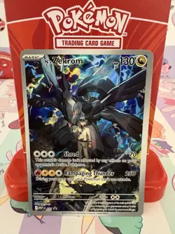 Pokemon N's Zekrom 031 Mega Evolution Promo Cards Holo NM - Image 1