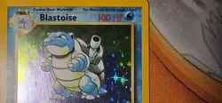 Pokemon Card Blastoise 2/102 Base Set Unlimited Holo WOTC Vintage LP - Image 4