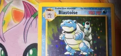 Pokemon Card Blastoise 2/102 Base Set Unlimited Holo WOTC Vintage LP - Image 5