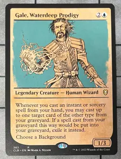 showcase GALE WATERDEEP PRODIGY 383 Baldur's Gate Commander MTG Magic - Image 1