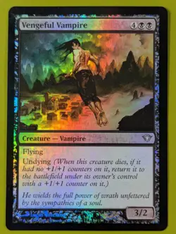 FOIL Vengeful Vampire x1 Dark Ascension 1x MTG Magic the Gathering - Image 1