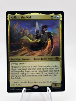 Kellan, the Kid 0213 Foil Outlaws of Thunder Junction OTJ MTG NM - Image 1