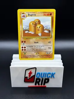 Pokemon TCG Dugtrio 19/102 Base Set WOTC NM $1 Shipping! - Image 1