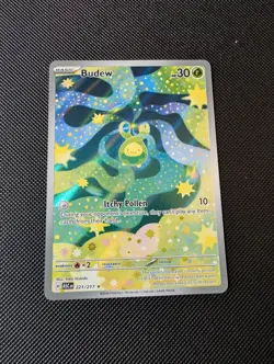 Pokemon TCG Ascended Heros Budew #221/217 Illustration Rare NM OC - Image 1
