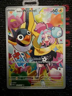 Pokemon TCG Iono's Wattrel 231/217 Ascended Heroes Full Art Rare - Image 1