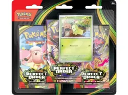 Pokemon TCG: Mega Evolution Perfect Order 3-Pack Blister - Image 1