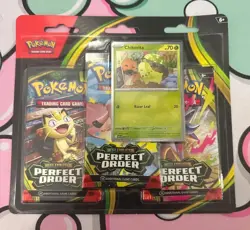 Pokemon TCG: Mega Evolution Perfect Order 3-Pack Blister - Image 2