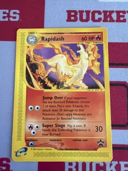Pokemon TCG Rapidash Black Star Promo #51 MP - Image 1
