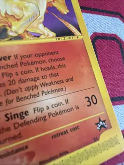 Pokemon TCG Rapidash Black Star Promo #51 MP - Image 3