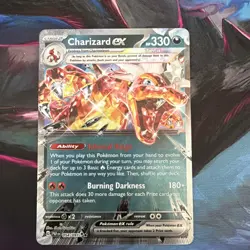 Charizard ex 54/91 PAF: Paldean Fates Pokemon NM - Image 1